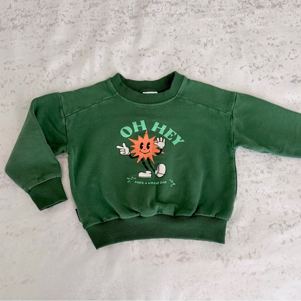 Oh Hey Green Kids Sweatshirt